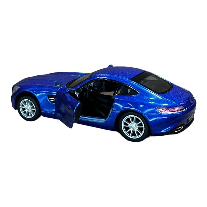 Miniatura Mercedes Benz Amg Gt Azul Metal 1:36 - Kinsmart